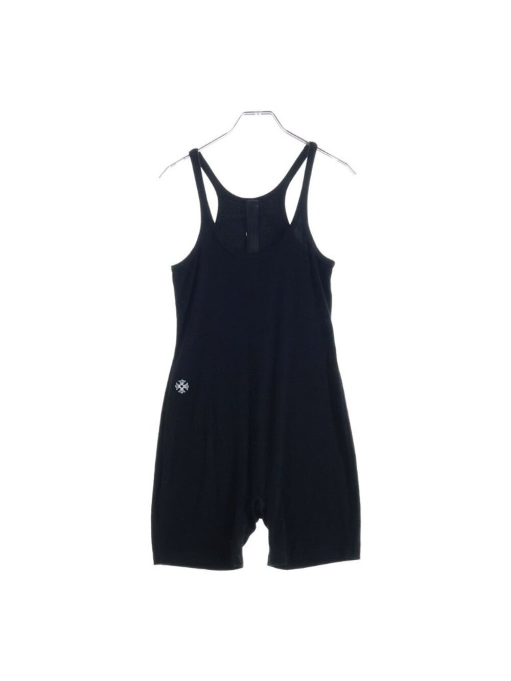 Chrome Hearts Not Bad Seed Onesie CH Embroidery Jumpsuit Black